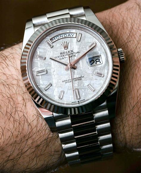 rolex day-date white gold with diamonds price|Rolex Day-Date white dial.